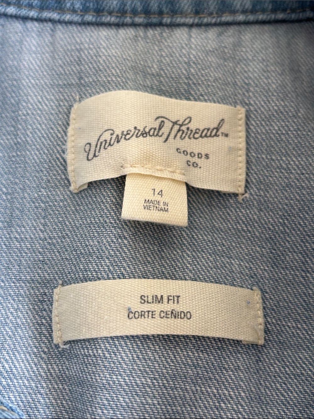 Denim button down shirt - Picture 2 of 9